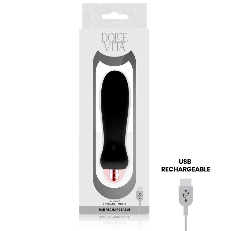 Вибратор DOLCE VITA Black Five