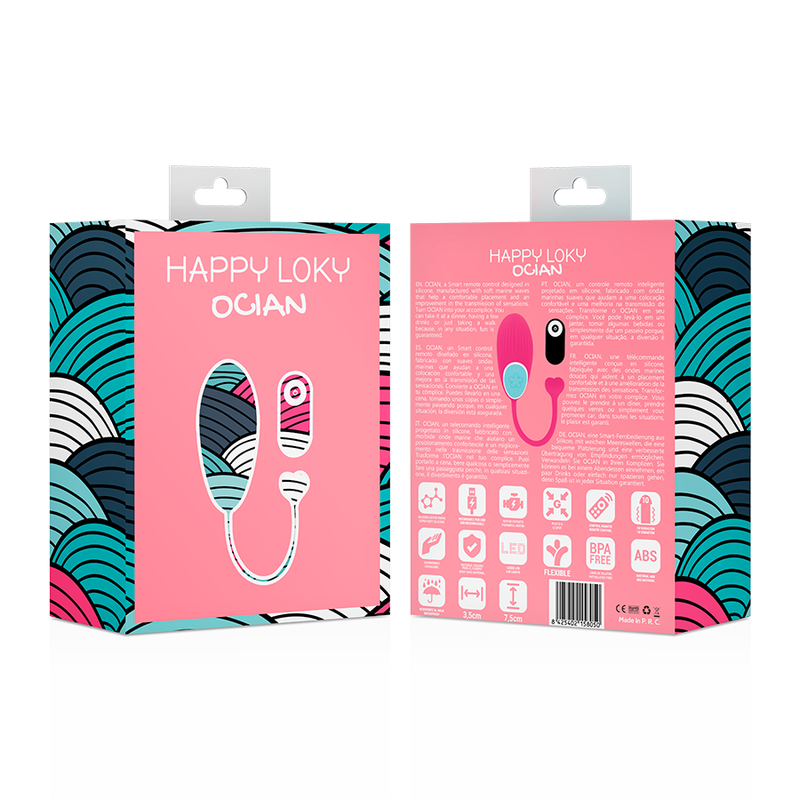 Вибриращо яйце с дистанционно управление HAPPY LOKY - OCIAN - SexVibe