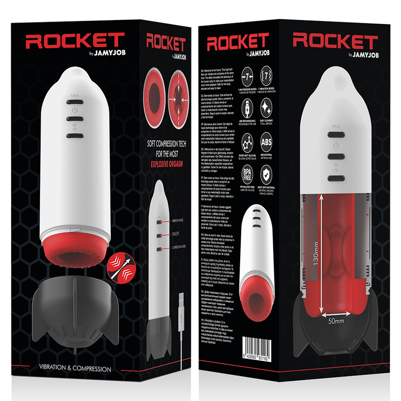 Вибриращ мастурбатор ROCKET - SexVibe