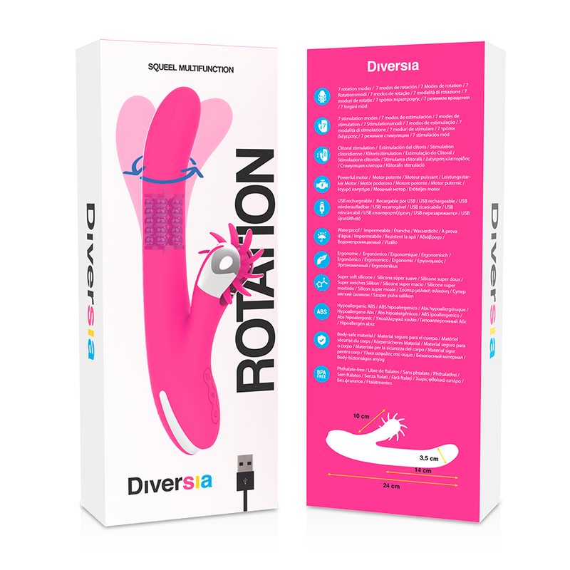 Вибратор зайче DIVERSIA 24 CM
