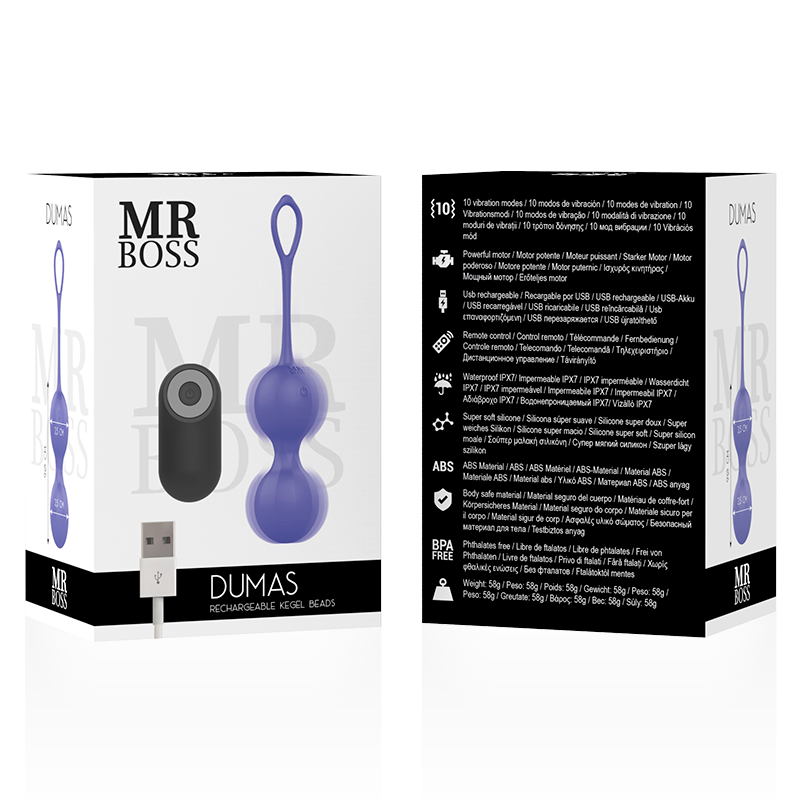 Кегел топчета с дистанционно управление MR BOSS - DUMAS - SexVibe