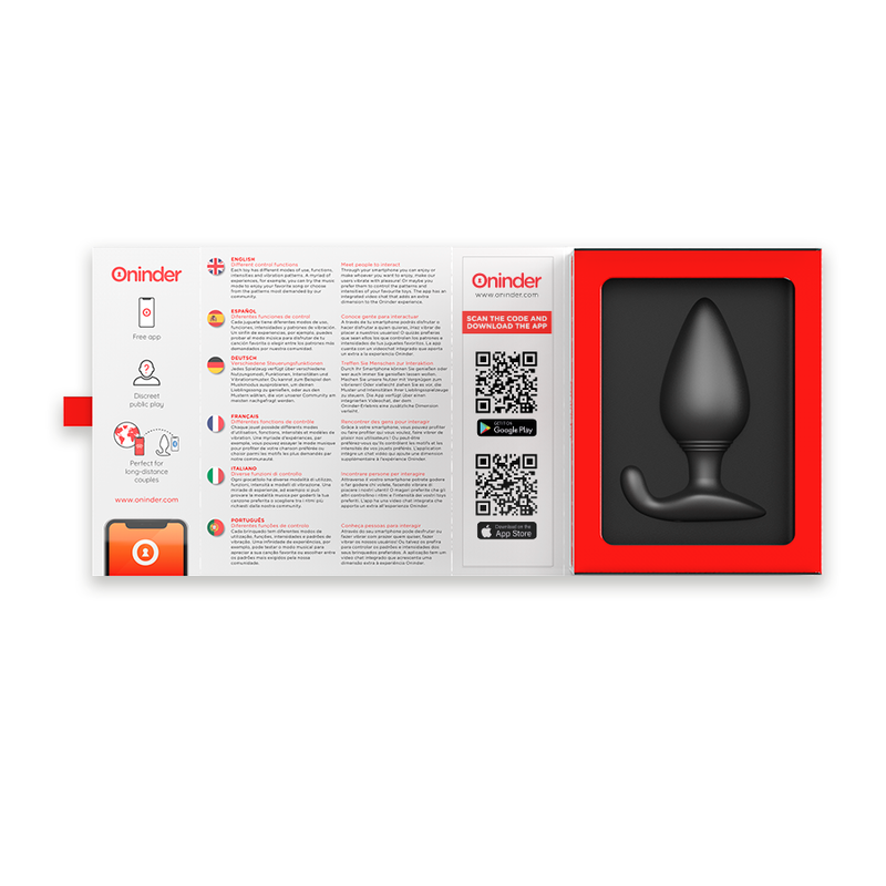 Вибриращ простатен масажор ONINDER - RIO - SexVibe