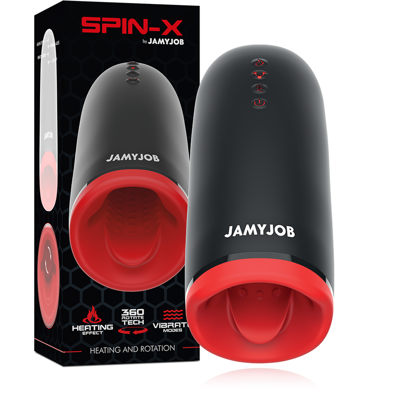 Мастурбатор с ротация и затопляне JAMYJOB - SPIN-X - SexVibe