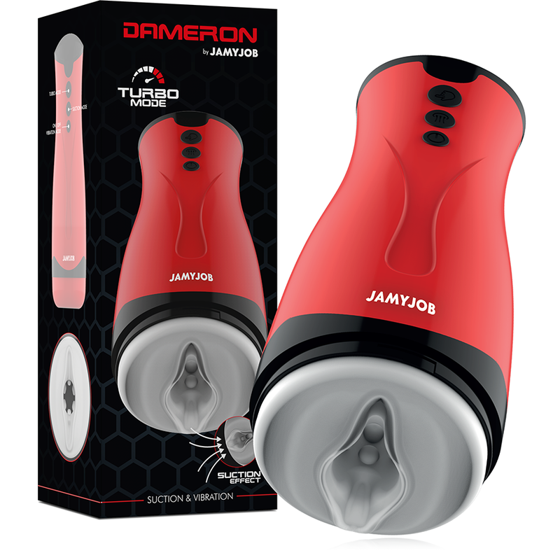 Мастурбатор със засмукваща и вибрираща функция JAMYJOB - DAMERON - SexVibe