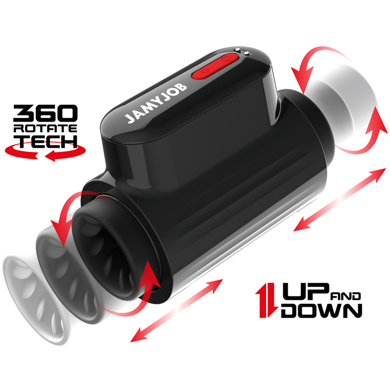 Мастурбатор с тласкащи движения и ротация JAMYJOB - VORTEX TURBO - SexVibe