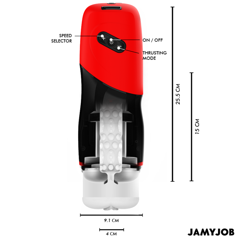 Мастурбатор с тласкащи движеия JAMYJOB - XPEED - SexVibe