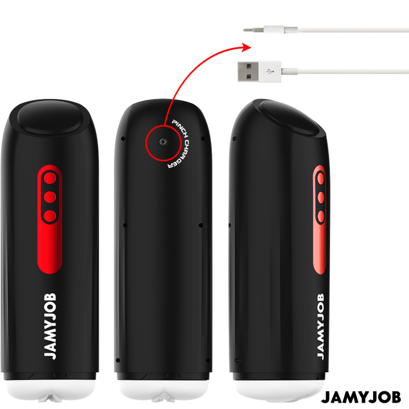 Мастурбатор с 5 вида засмукващи и тласкащи движения JAMYJOB - PHANTOM - SexVibe