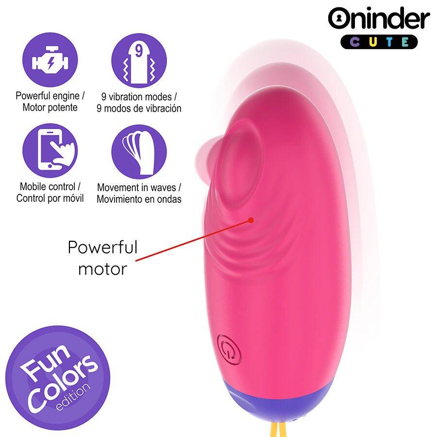 Вибро яйце с приложение ONINDER CUTE - WAVE TAPPING