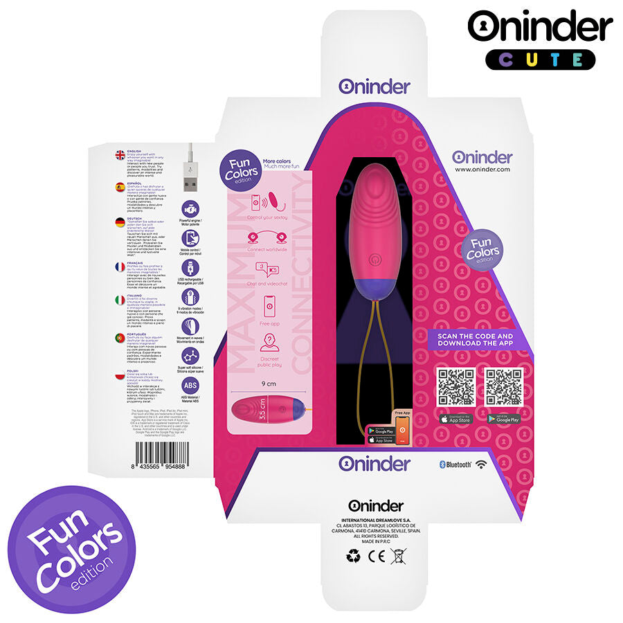 Вибро яйце с приложение ONINDER CUTE - WAVE TAPPING