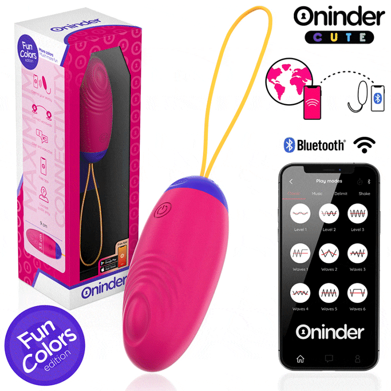 Вибро яйце с приложение ONINDER CUTE - WAVE TAPPING