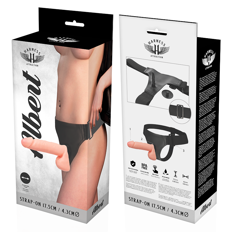 Пенис колан ALBERT 17.5 CM -O- 4.3 CM - SexVibe