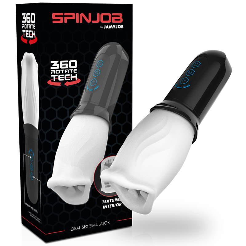 Мастурбатор за орален секс с ротация JAMYJOB - SexVibe