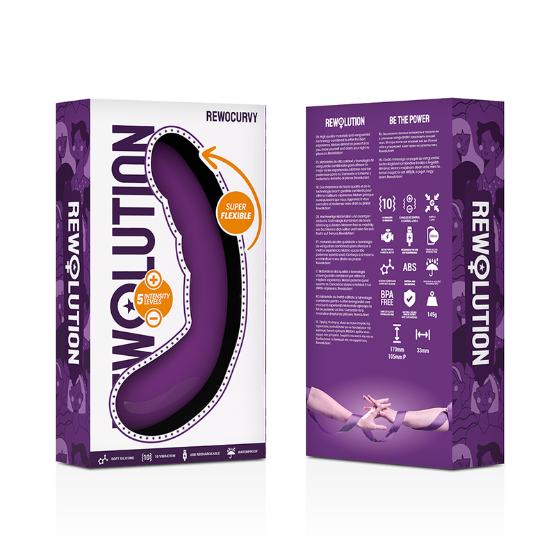 Вибратор REWOLUTION - REWOCURVY - SexVibe