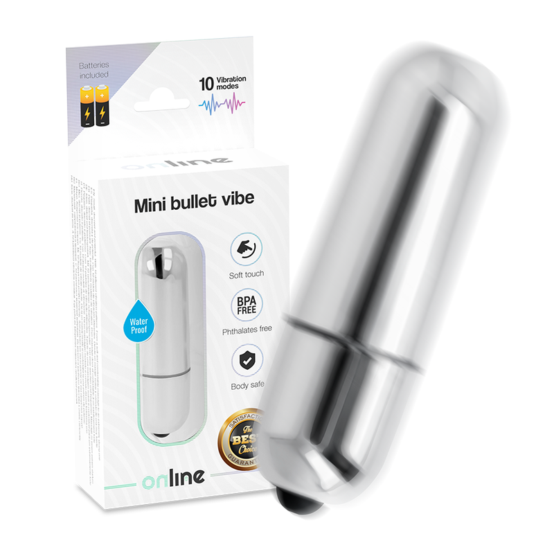 Вибратор куршум VIBE SILVER