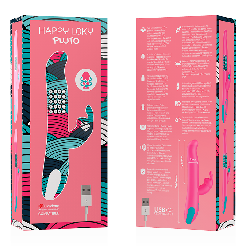 Rabbit вибратор HAPPY LOKY - PLUTO - SexVibe