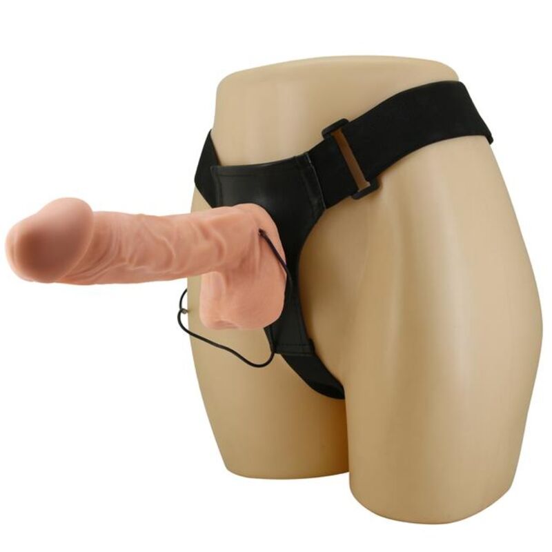 Пенис колан с вибриращо дилдо DANCE - ULTRA 26 CM - SexVibe