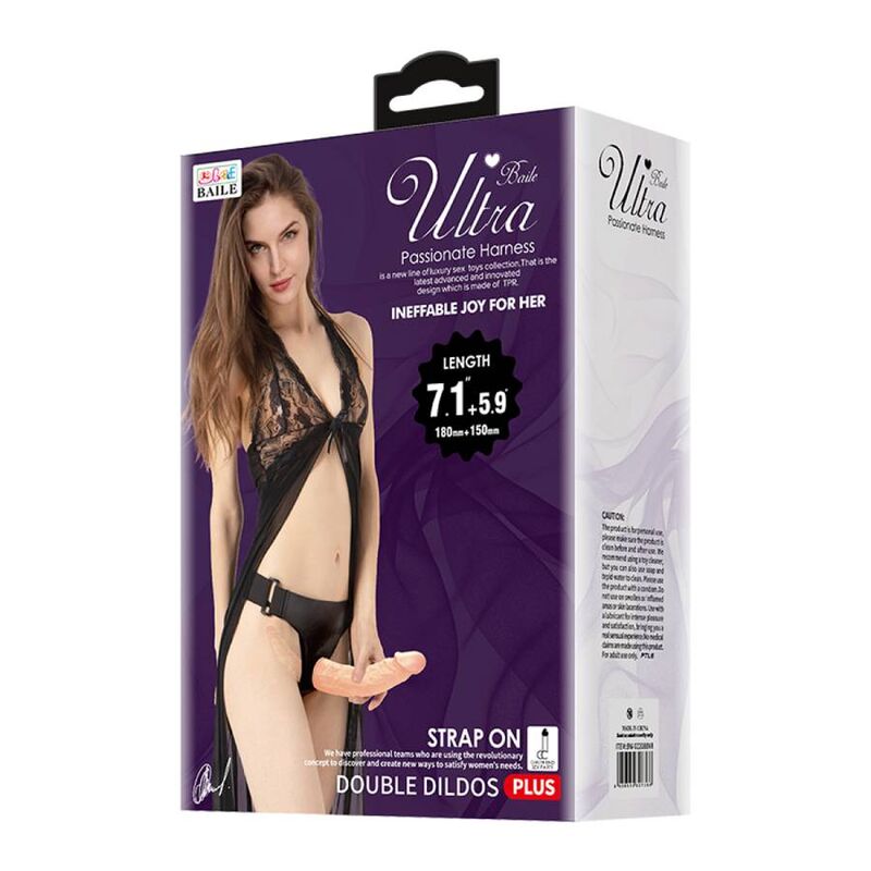 Пенис колан с двойно дилдо DANCE - ULTRA - SexVibe