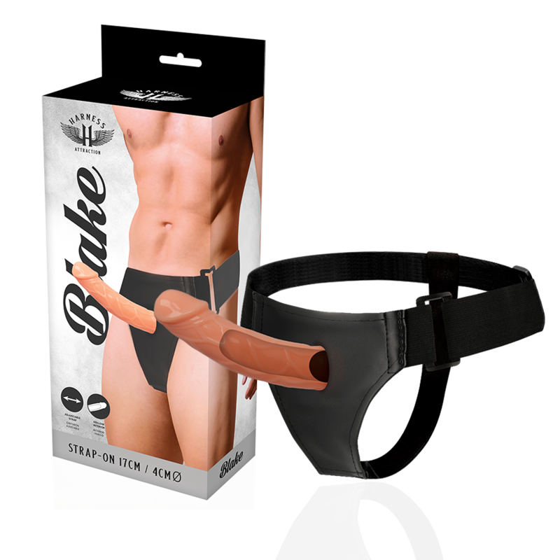 Пенис колан с кухо дилдо BLAKE 15.5 CM - SexVibe