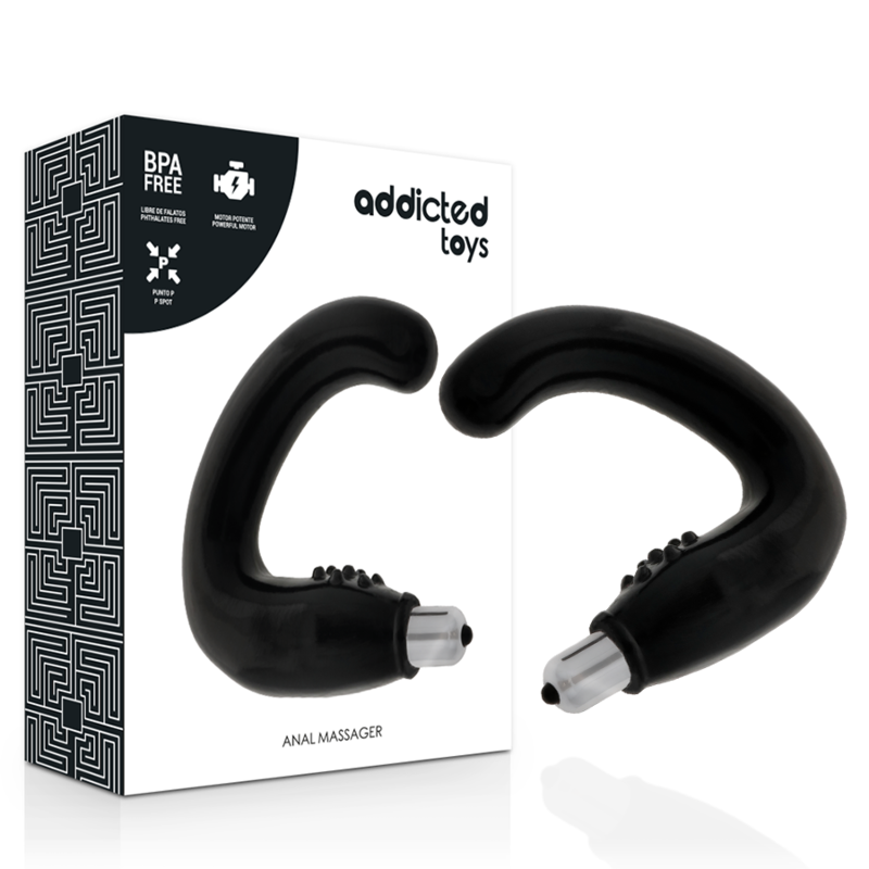 Простатен масажор Addicted toys BLACK - SexVibe