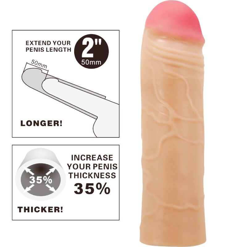 Пенис ръкав CHANE  18 см - SexVibe
