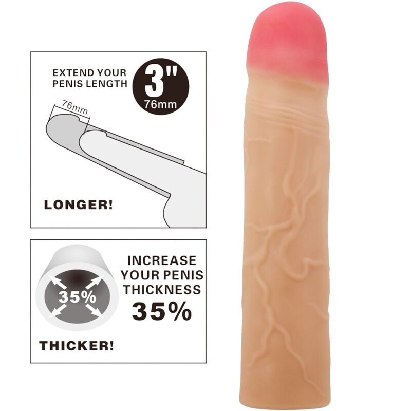 Пенис ръкав KYLIAN 20,5 см - SexVibe