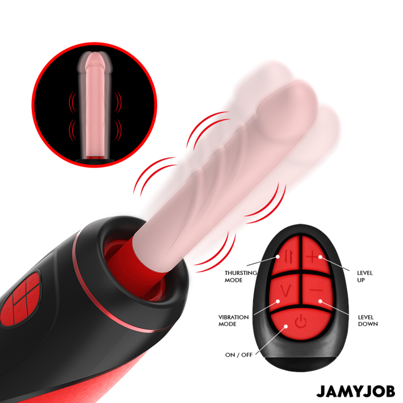 Дилдо мастурбатор с дистанционно управление JAMYJOB PYSTON - SexVibe