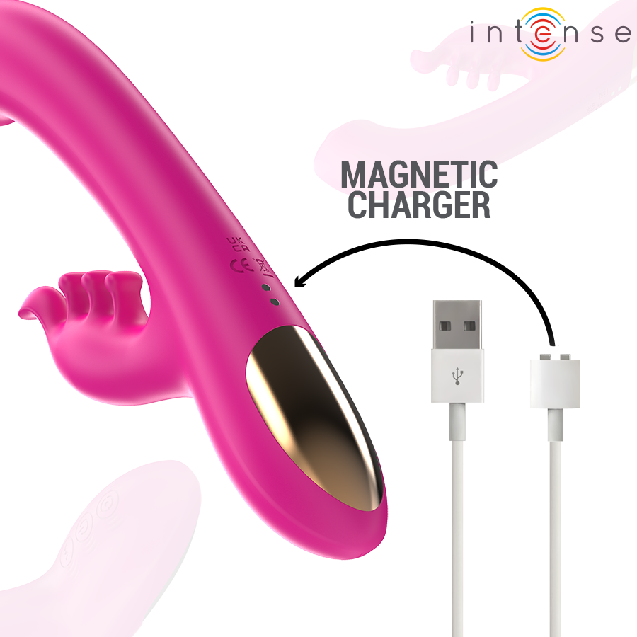  INTENSE Мултифункционален вибратор зайче 22.5 см.  