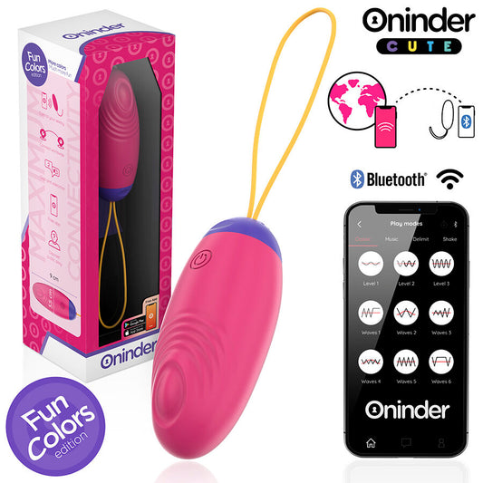 Вибро яйце с приложение ONINDER CUTE - WAVE TAPPING