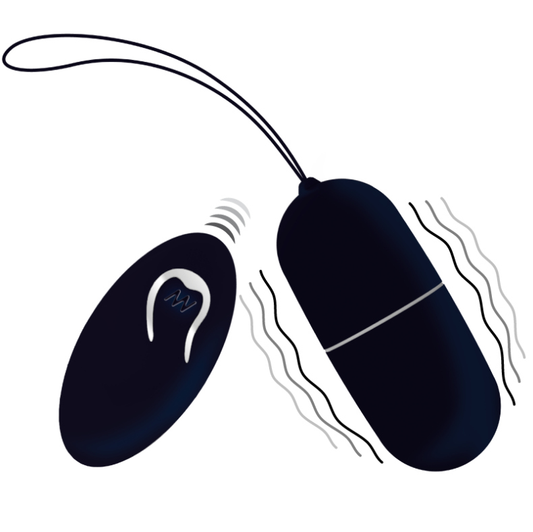 Вибро яйце с дистанционно FLIPPY I black