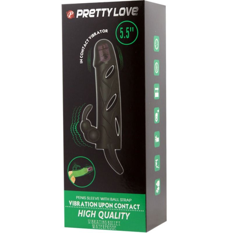 Вибриращ ръкав за пенис PRETTY LOVE - SexVibe