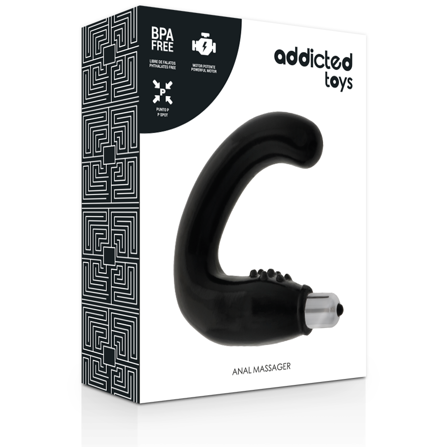 Простатен масажор Addicted toys BLACK - SexVibe