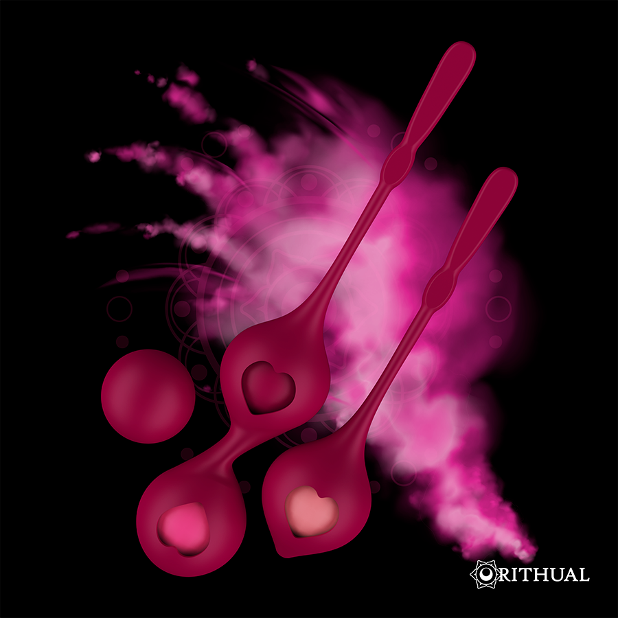 Кегел топчета DEVA ORCHID - Комплект за трениране на тазовото дъно