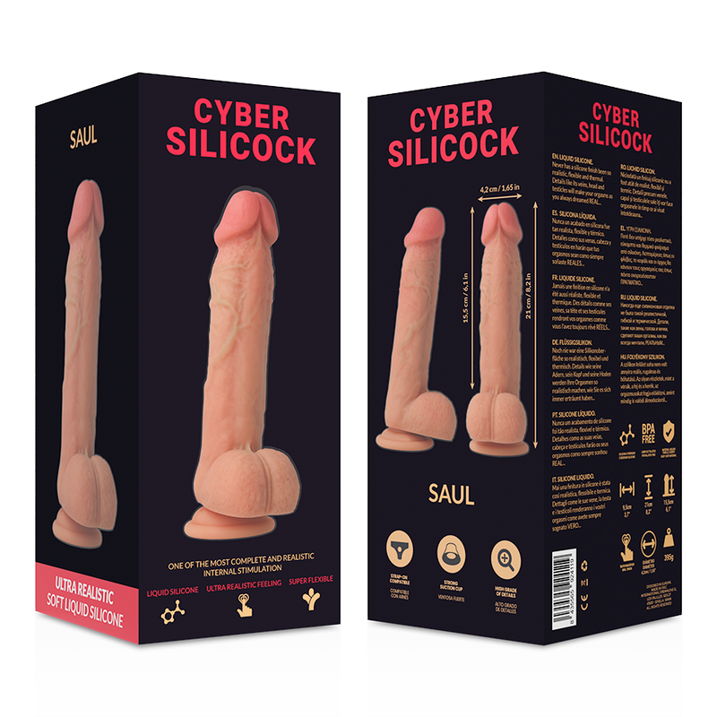 Пенис колан SAUL 15.5 CM -O- 4.2 CM - SexVibe