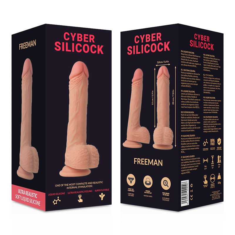 Пенис колан FREEMAN 20 CM -O- 3.8 CM - SexVibe